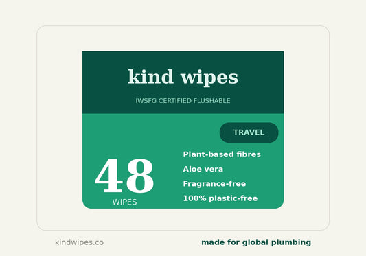 Certified Flushable Wipes - 48Count